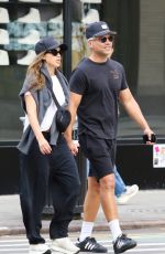 JESSICA ALBA and Cash Warren Leaves Beauty Salon and Spa in Manhattan’s Downtown Area 09/16/2024