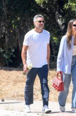 JESSICA ALBA and Cash Warren Out for Lunch in Los Angeles 09/03/2024