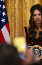 JESSICA ALBA introduces President Biden at Hispanic Heritage Month Reception in Washington DC 09/18/2024