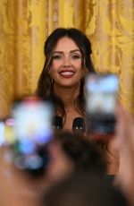 JESSICA ALBA introduces President Biden at Hispanic Heritage Month Reception in Washington DC 09/18/2024