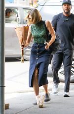 JESSICA BIEL Leaves The Better Sister Set in New York 09/17/2024