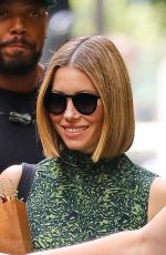JESSICA BIEL Leaves The Better Sister Set in New York 09/17/2024