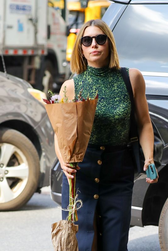 JESSICA BIEL Leaves The Better Sister Set in New York 09/17/2024