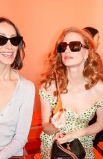 JESSICA CHASTAIN for Vogue at Gucci Fashion Show in Milan, September 2024