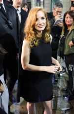 JESSICA CHASTAIN Leaves Gucci After-party in Milan 09/20/2024