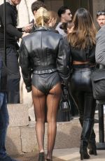 JESSICA GOICOECHEA Arrives at Andreadamo Fashion Show at Milan Fashion Week 09/22/2024