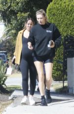 JESSICA HART Out for Breakfast with a Friend at All Time in Los Angeles 09/23/2024