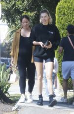 JESSICA HART Out for Breakfast with a Friend at All Time in Los Angeles 09/23/2024