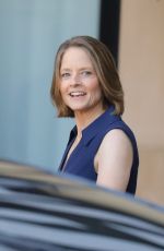 JODIE FOSTER Leaves BAFTA Tea Party at Maybourne Hotel in Beverly Hills 09/14/2024