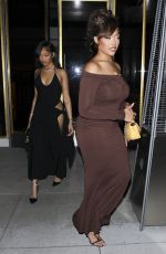JORDYN and JODIE WOODS Leaves Funke Restaurant in Los Angeles 09/20/2024