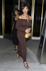 JORDYN and JODIE WOODS Leaves Funke Restaurant in Los Angeles 09/20/2024