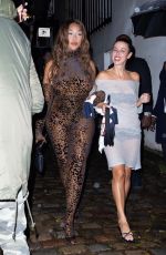 JORDYN WOODS and VICTORIA VILLAROEL Leaves Rosalia’s Birthday Bash in Paris 09/24/2024