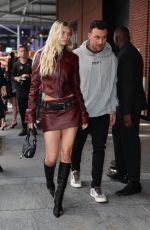 JOSIE CANSECO Arrives at Alexander Wang Show at New York Fashion Week 09/08/2024