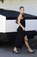 JOY CORRIGAN Out in Her New Tesla Cybertruck in Los Angeles 09/18/2024