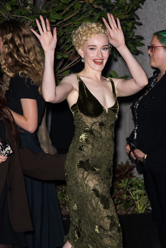 JULIA GARNER Arrives at Caring for Women Dinner in New York 09/09/2024