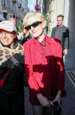 JULIA GARNER Leaves Gucci Fashion Show at MFW in Milan 09/20/2024