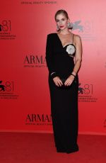 JULIA SCHLOSS at Armani Beauty Dinner Photocall at 81st Venice International Film Festival 08/31/2024