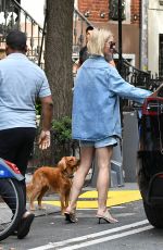 JULIANNE HOUGH in Double Denim Out in New York 09/01/2024