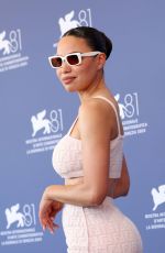 JURNEE SMOLLETT at The Order Photocall at 81st Venice International Film Festival 08/31/2024