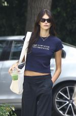 KAIA GERBER Out for Juice in West Hollywood 09/07/2024