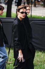 KASIA SMUTNIAK Arrives at Gucci Show at Milan Fashion Week 09/20/2024