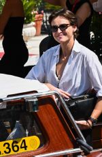 KASIA SMUTNIAK Arrives at Hotel Excelsior at 81st Venice Film Festival 09/03/2024