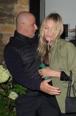 KATE and LOTTIE MOSS Leaves Chiltern Firehouse with EMMA THYNN and Edward Enninfu in London 09/05/2024