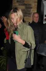 KATE and LOTTIE MOSS Leaves Chiltern Firehouse with EMMA THYNN and Edward Enninfu in London 09/05/2024