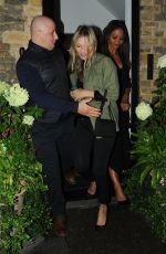 KATE and LOTTIE MOSS Leaves Chiltern Firehouse with EMMA THYNN and Edward Enninfu in London 09/05/2024