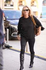 KATE MOSS Arrives at Her Hotel at Paris Fashion Week 09/29/2024