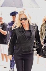 KATE MOSS Arrives at Her Hotel in Paris 09/23/2024