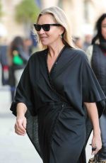 KATE MOSS Arrives at Ritz Hotel in Paris 09/27/2024
