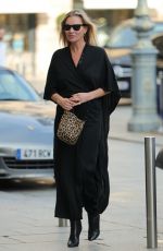 KATE MOSS Arrives at Ritz Hotel in Paris 09/27/2024