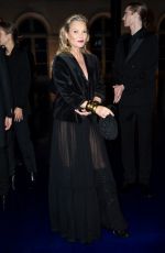 KATE MOSS at Saint Laurent Fashion Show at Paris Fashion Week 09/24/2024
