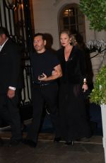 KATE MOSS Leaves Her Hotel in Paris 09/24/2024