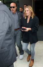 KATE WINSLET Heading to Stephen Colbert Show in New York 09/24/2024