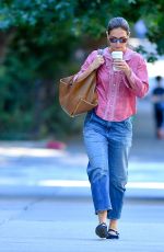 KATIE HOLMES Out for Coffee in New York 09/03/2024