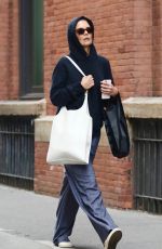 KATIE HOLMES Out Shopping in Manhattan
