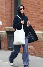 KATIE HOLMES Out Shopping in Manhattan
