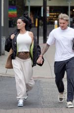 KATIE PRICE and JJ Slater Out in London 08/31/2024