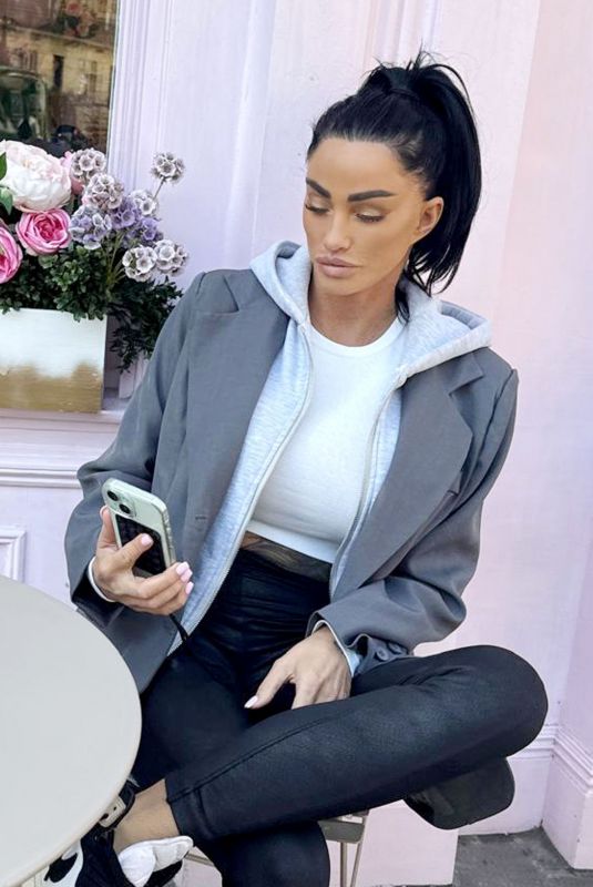 KATIE PRICE at Peggy Porschen Belgravia in London 09/13/2024
