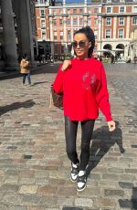 KATIE PRICE Out in London