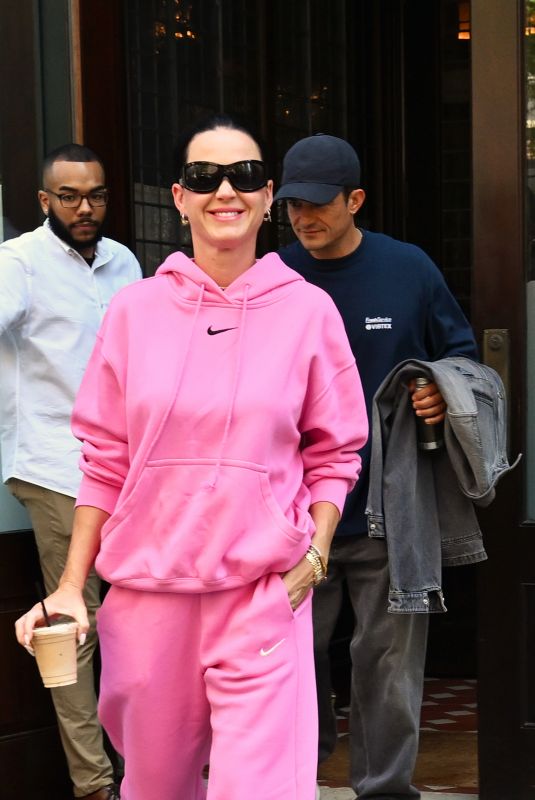 KATY PERRY and Orlando Bloom Leaves Their Hotel in New York 09/05/2024