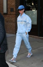 KATY PERRY in a Light Blue Tracksuit Out in New York 09/09/2024