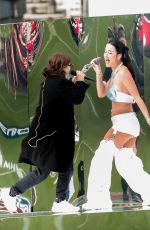 KATY PERRY Rehearsing for Her Performance at AFL Grand Final in Melbourne 09/25/2024