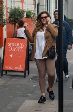 KELLY BROOK Heading to Global Radio Studios in London 09/10/2024