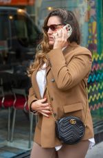 KELLY BROOK Heading to Global Radio Studios in London 09/10/2024