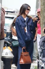 KENDALL JENNER in Double Denim Out in New York 09/07/2024