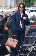 KENDALL JENNER in Double Denim Out in New York 09/07/2024