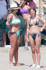KERRY KATONA and DANIELLE BROWN in Bikinis at a Beach in Marbella 08/30/2024